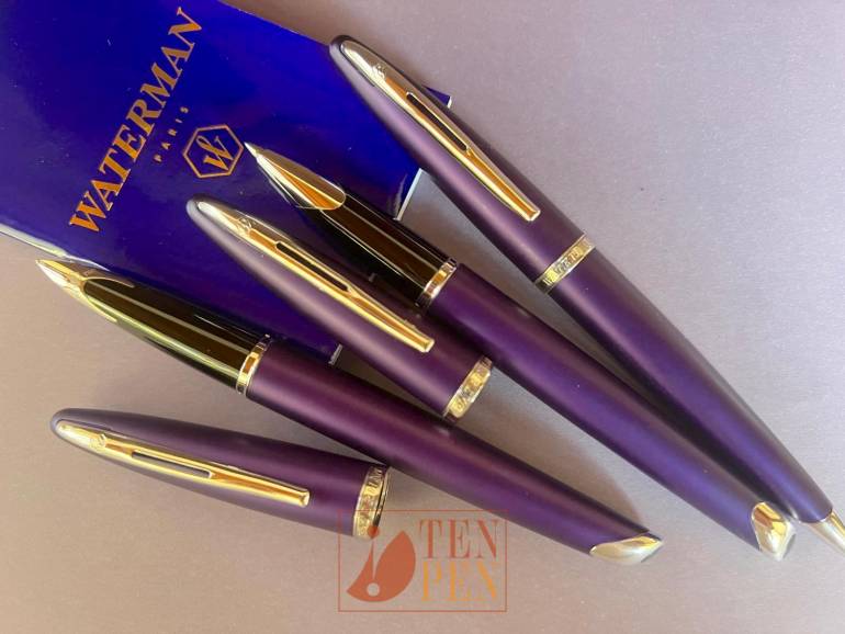 WATERMAN CARENE ROYAL VIOLET TRIO SET | Tenpen - By Letizia Iacopini